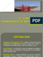 Derecho Maritimo - Transporte de Mercancias