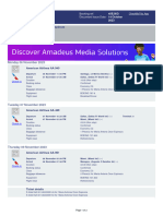 Itinerary SCL-MGA AMERICAN