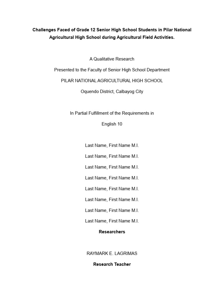 Sample Research Paper Pdf About Education