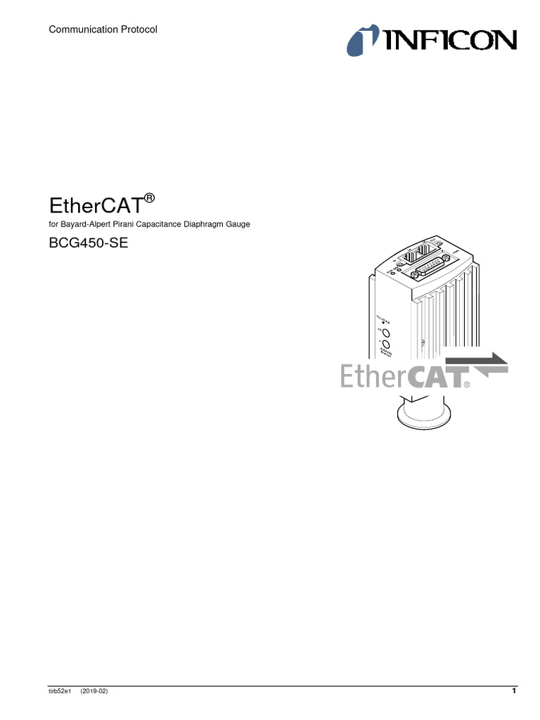 TIRB52e1 BCG450 Communication Protocol EtherCAT New Generation | PDF ...
