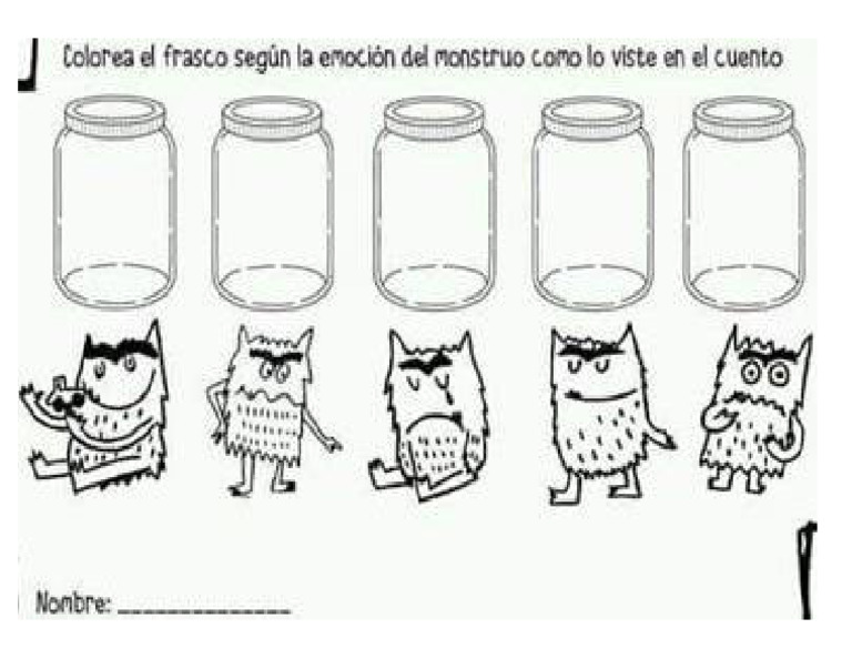 Monstruo de Colores para Imprimir | PDF
