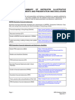 Appendix 7 - Summary of HKFRS IFRS Illustrative Financial Statements and Disclosure Checklists