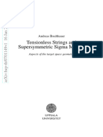 Tensionless Strings and Supersymmetric Sigma Models: Andreas Bredthauer