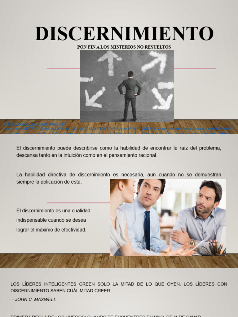 Discernimiento y Autodisciplina Efectiva | PDF | Intuición | Pensamiento