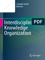 Szostak, R InterdisciplinaryKnowledgeOrganization (2016)