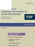 State Role in Corporate Governance in South East Europe