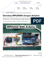 Giroskop MPU6050 Dengan Arduino - Hackster - Io