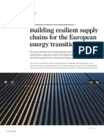 Building Resilient Supply Chains For The European Energy Transition
