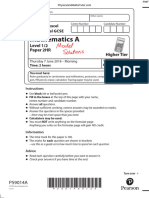 downloadMathsGCSEPast PapersEdexcel IGCSE APaper 2HMAJune20201820 (R) 20MA - PDF 5