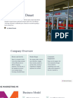 Analysis of Avenue Supermarts (DMart)