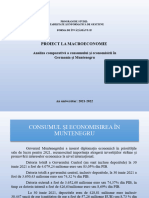  Analiza comparativă a consumului și economisirii  Germania Muntenegru