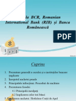 Proiect Centrala BCR, Romanian International Bank (RIB) Și Banca Românească