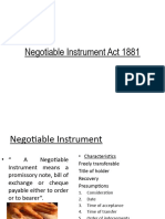 Unit 3 Negotiable Instrument Act