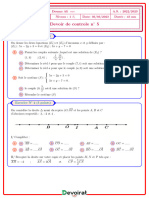 Devoir de Contrôle N°5 - Math - 1ère AS (2022-2023) MR Douma Ali