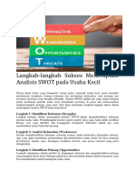 Langkah SWOT