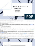HOMICIDIOS AGRAVADOS (ART 1 al 9