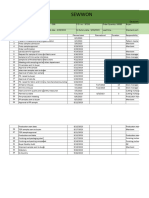 Cost Sheet