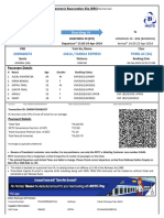 The Sample Ticket Format