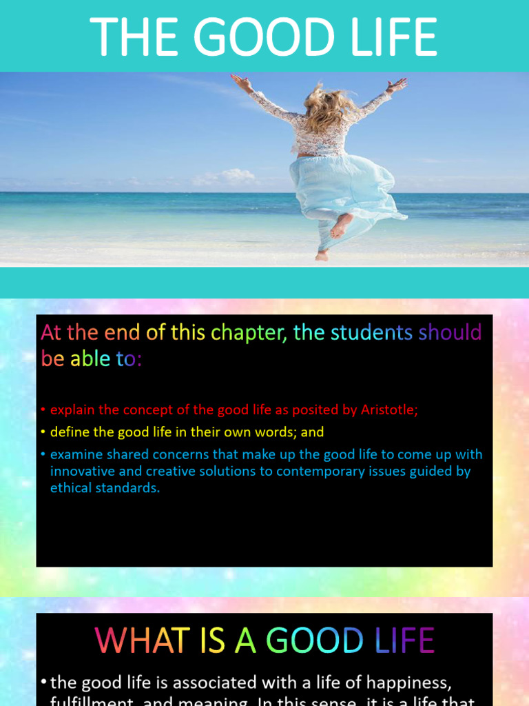 WEEK 7 The Good Life | PDF | Happiness | Virtue