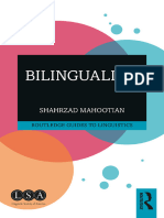 Bilingualism Routledge Guides To Linguistics Series