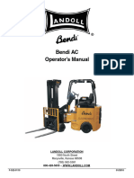 Bendi AC Operators Manual F-522-0110