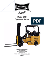 Bendi B40i4 Operators Manual F-580-R1