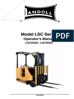 Landoll LSC 30AC Operators HALF SIZE Manual F-574-R1