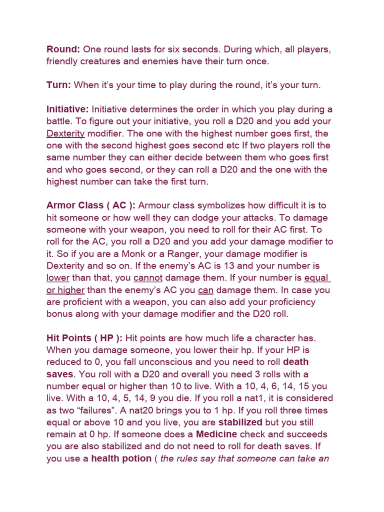 Dnd Basics Pdf