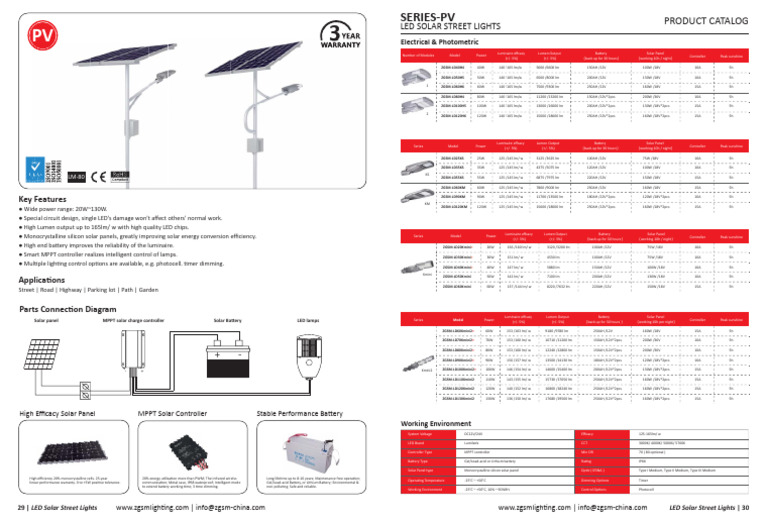 DS SolarStreetLight-1 | PDF | Solar Panel | Solar Power