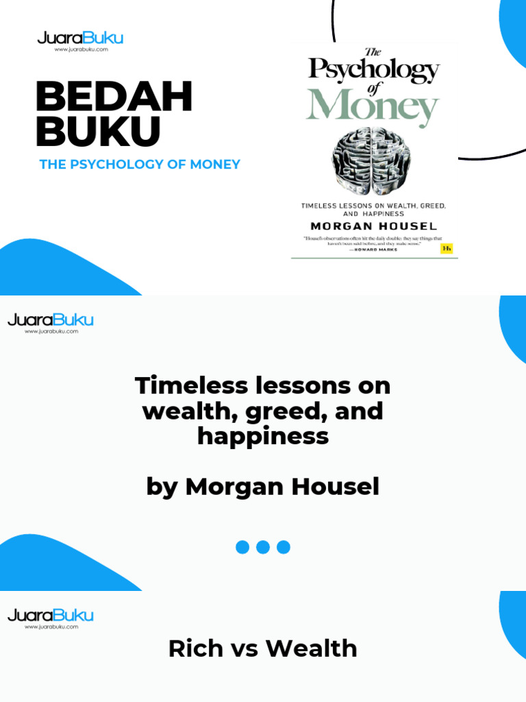 Bedah buku the psychology of money pdf