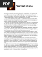 As Palavras Do Sinai