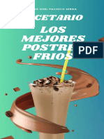 Los Mejores Postres Frios (Spanish Edition)