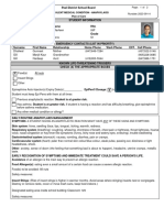 Plan of Care - Anaphylaxis