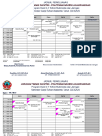 Jadwal Kelas TMJ GAnjil 2023