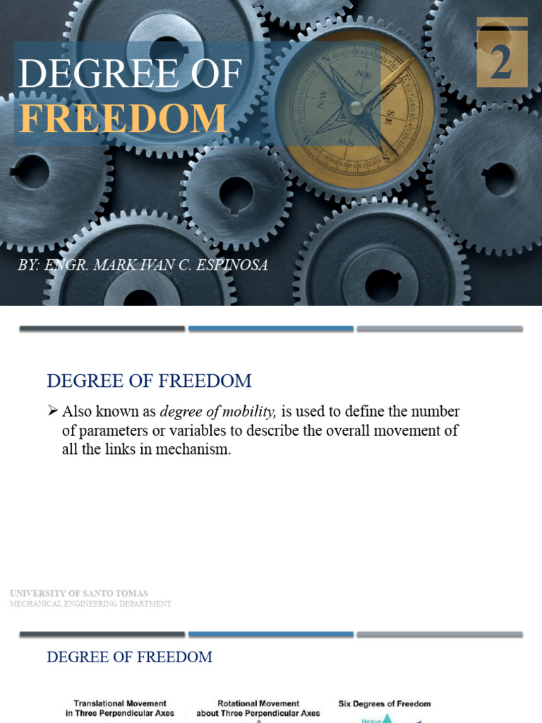DEGREE OF FREEDOM MECHANICS EXAMPLES PDF visual data 6