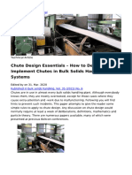Chute Design Essentials How To Design and Implement Chutes in Bulk Solids Handling Systems
