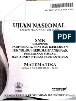 Naskah Soal UN Matematika PSP SMK 2018 Paket 1