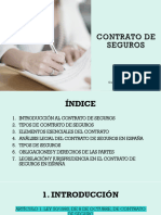 CONTRATO DE SEGUROS. Carlos J Adrián Hervás y Alonso