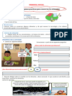 Algunas Practicas para La Conservacion de Los Alimentos