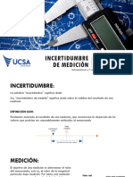 Clase 3 - INCERTIDUMBRE EN LA MEDICIÓN. Calibración de Instrumentos de Medida