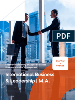 Factsheet 4-Pager DSM MA International Business and Leadership 60 ECTS