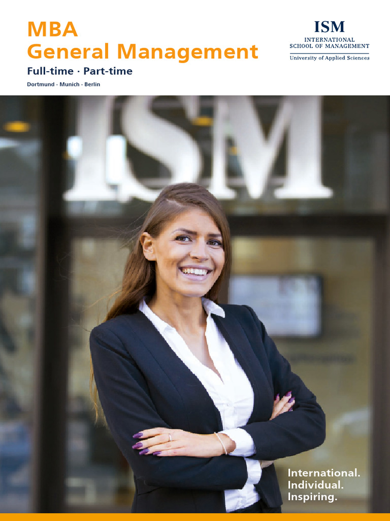 Mba General Management Brochure 2023 Pdf Master Of Business