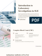 Introduction To Laboratory Investigations in SLE: by Monil Shah
