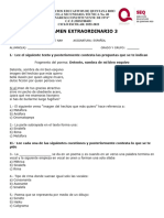 EXAMEN EXTRAORDINARIO 3