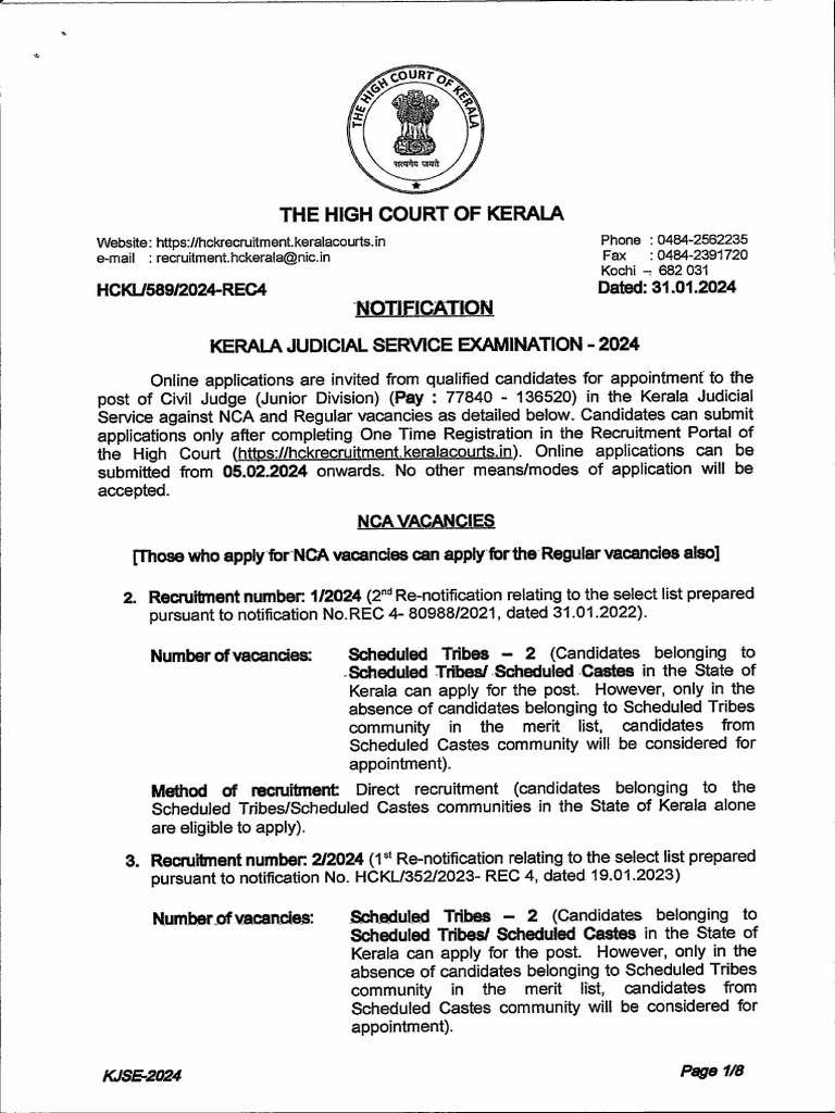 Notification 3 | PDF