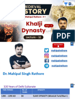 L10 Medieval History Khilji Dynasty Southern Campaigns of Alauddin