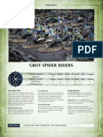 Aos Warscroll Grot Spider Riders Es