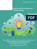 Entrepreneurship Development