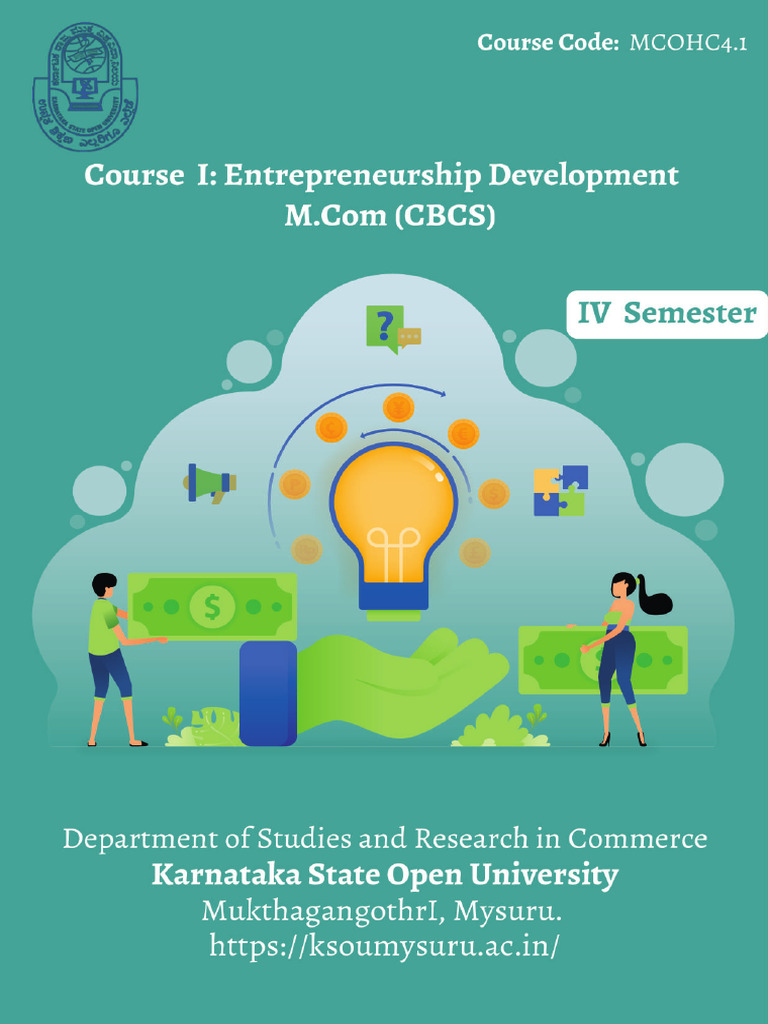 Entrepreneurship development pdf entrepreneurship innovation