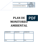 Pl-Sst-Plan de Monitoreos Ambientales